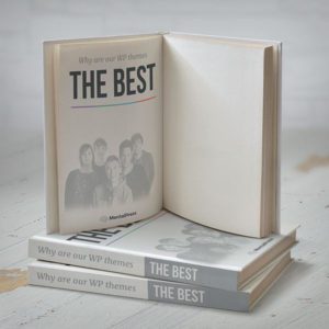 A book with the words'the best'sat on top of it.