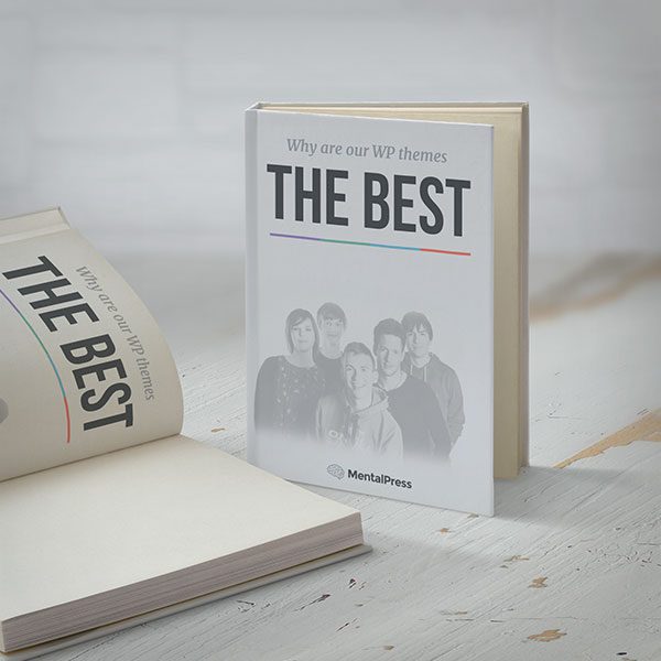 The best book on a wooden table.