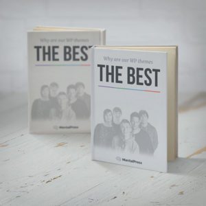 Two books with the word the best on them.