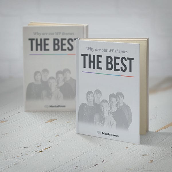 Two books with the word the best on them.